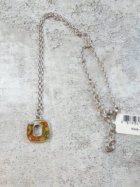 Brighton Necklace loral Revealable Tooled Island Bloom New